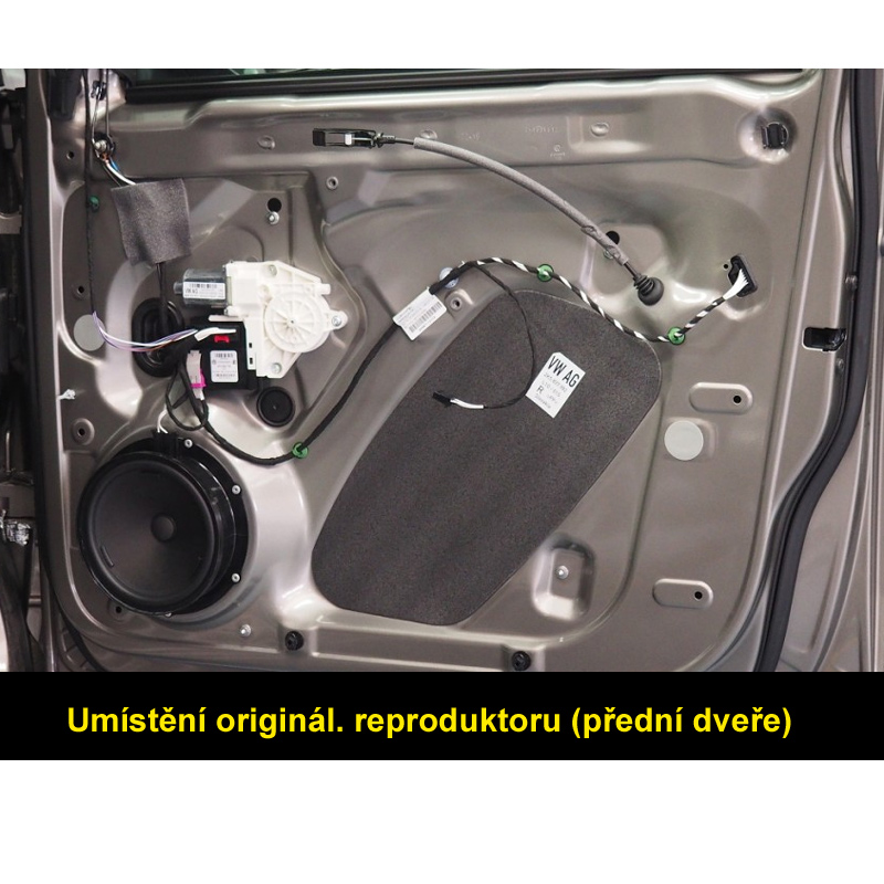 Reproduktory VW Caddy Renegade RX62 Přední s redukcemi