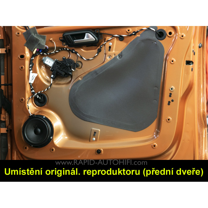 Reproduktory VW Amarok ESX HZ62 s redukcemi