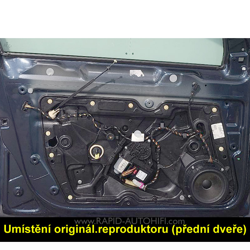 Reproduktory VW Golf 6 ESX SXE62 s redukcemi