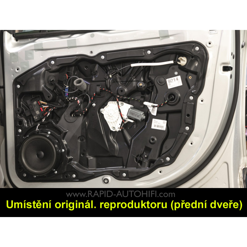 Reproduktory VW Touareg ESX HZ6.2Cv2 s redukcemi