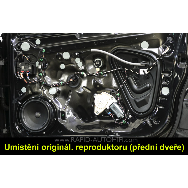 Reproduktory VW PASSAT B8 ESX SXE62 Přední s redukcemi