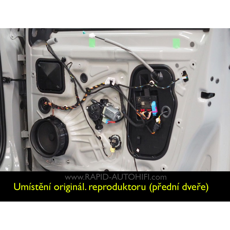 Reproduktory ŠKODA OCTAVIA III. ESX SXE62 s redukcemi