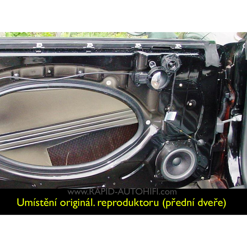 Reproduktory Mini Cooper R50 R52 R53 Crunch DSX62 s redukcemi