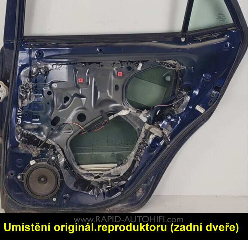 Reproduktory TOYOTA Auris E150 ESX SXE62 s redukcemi