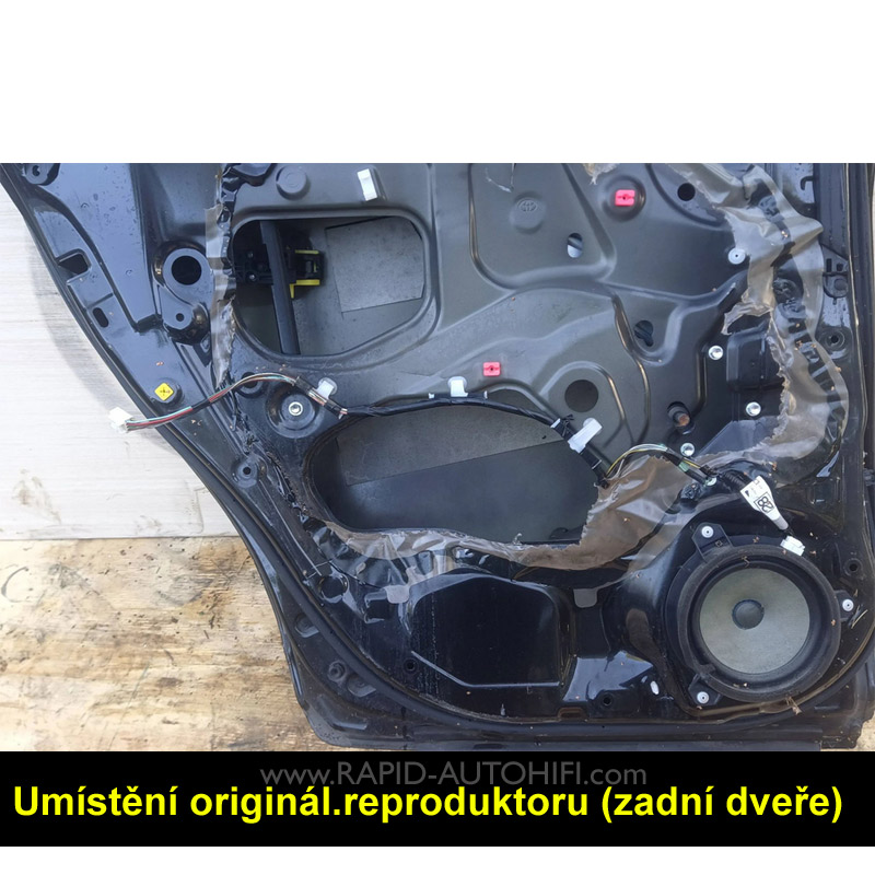 Reproduktory TOYOTA Avensis T27 ESX SXE62 Zadní s redukcemi