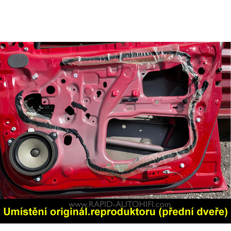 Reproduktory TOYOTA Yaris 2011-2019 Renegade RX62 s redukcemi