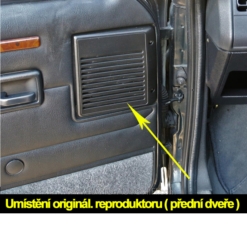 Reproduktory PEUGEOT 205 Renegade RX52 s redukcemi