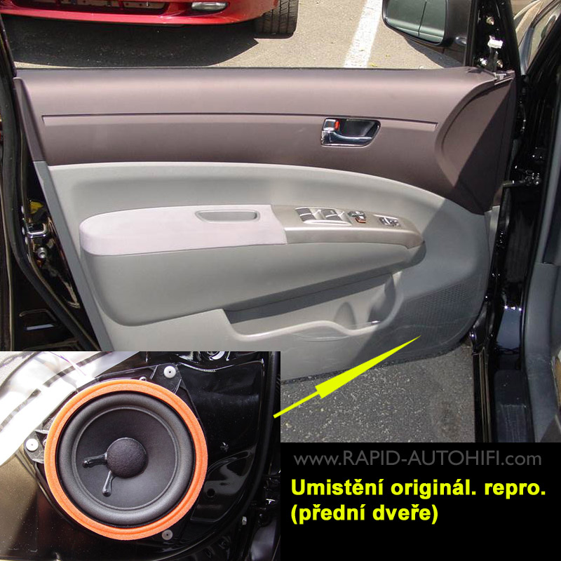 Reproduktory TOYOTA Prius 2003-2009 Renegade RX62 s redukcemi