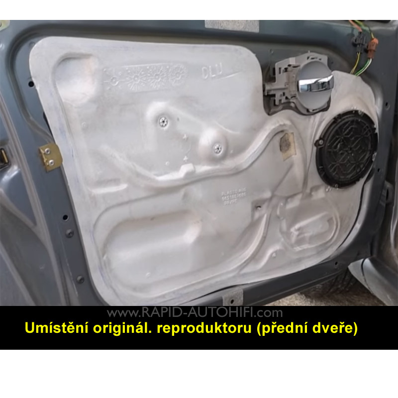 Reproduktory CITROEN C3 ESX SXE6.2W Přední sada s redukcemi