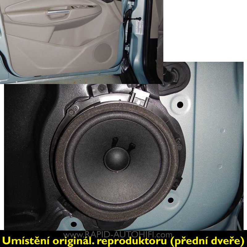 Reproduktory FORD C-MAX 2010-2019 Crunch DSX62 s redukcemi