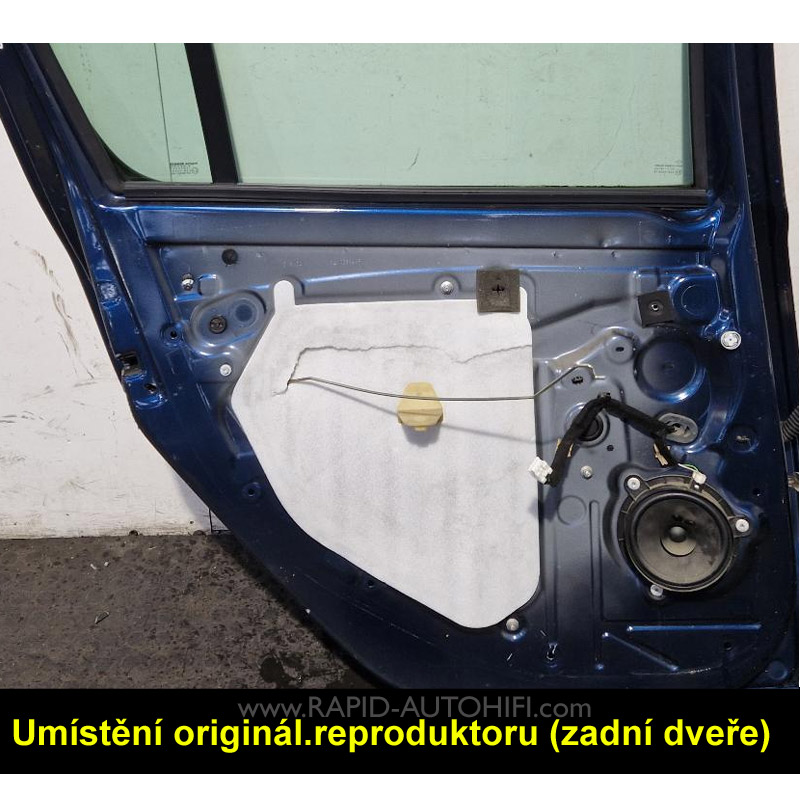 Reproduktory DACIA Sandero 2012-2019 Crunch DSX62 DSX52 Přední+Zadní sada s redukcemi