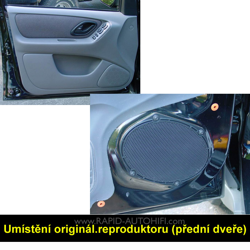 Reproduktory FORD Maverick 2000-2007 ESX HZ6.2CV2 s redukcemi 
