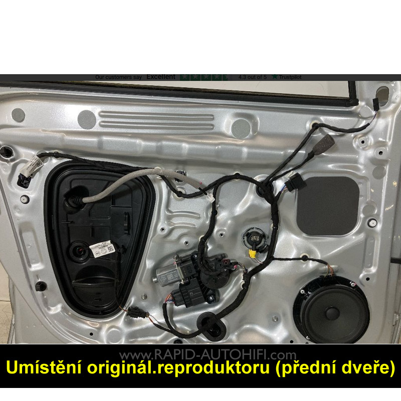 Reproduktory ŠKODA Fabia IV. Crunch DSX62 s redukcemi