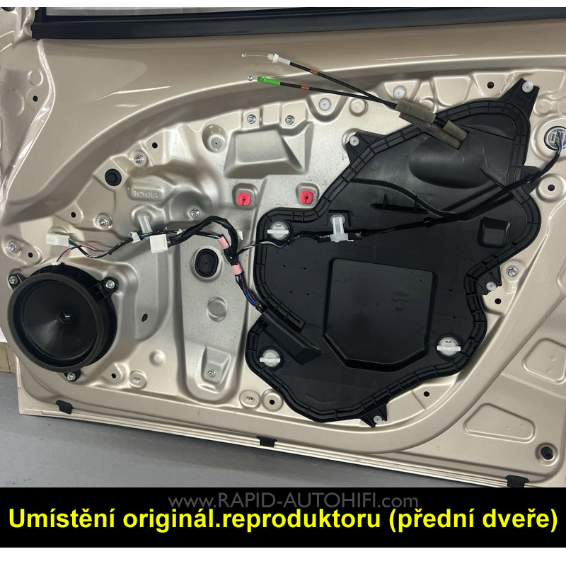 Reproduktory TOYOTA Aygo X ESX HZ62 s redukcemi