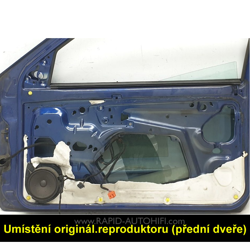 Reproduktory SEAT Ibiza SEAT Cordoba 6K2 1999-2002 ESX SXE62 s redukcemi