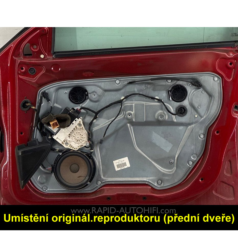 Reproduktory SEAT Ibiza 6L 2002-2008 Renegade RX62 s redukcemi