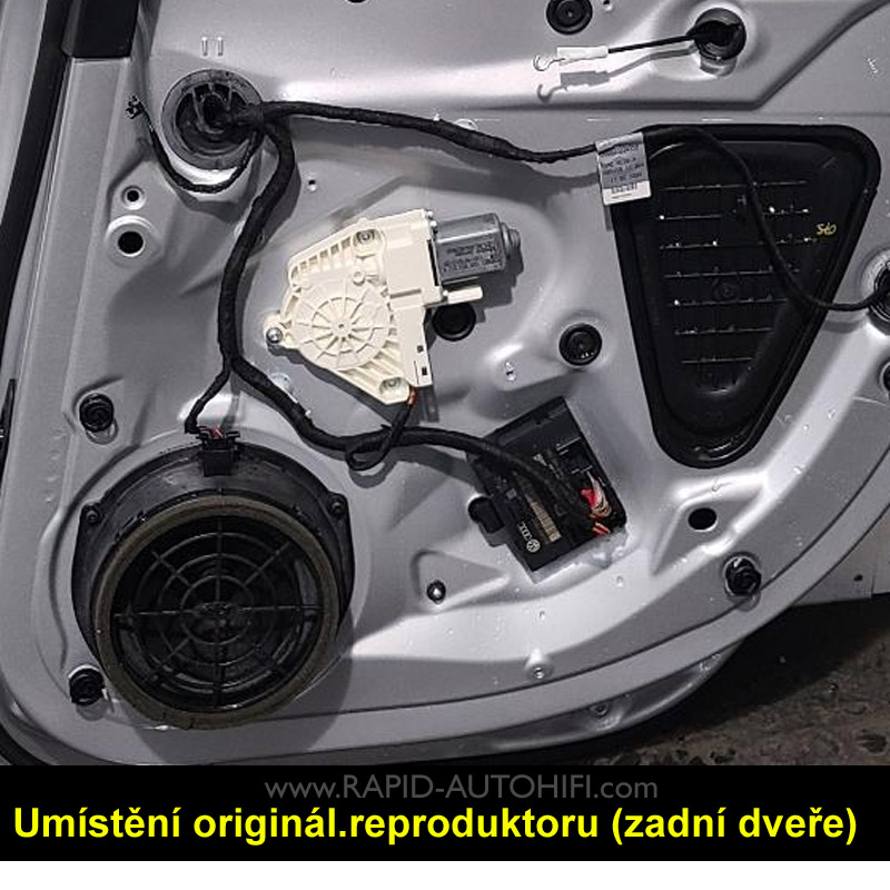Reproduktory AUDI A4 B8 ESX HZ62 s redukcemi