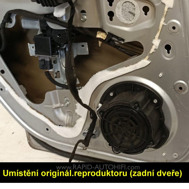 Reproduktory PEUGEOT 3008 ESX HZ52 Zadní s redukcemi