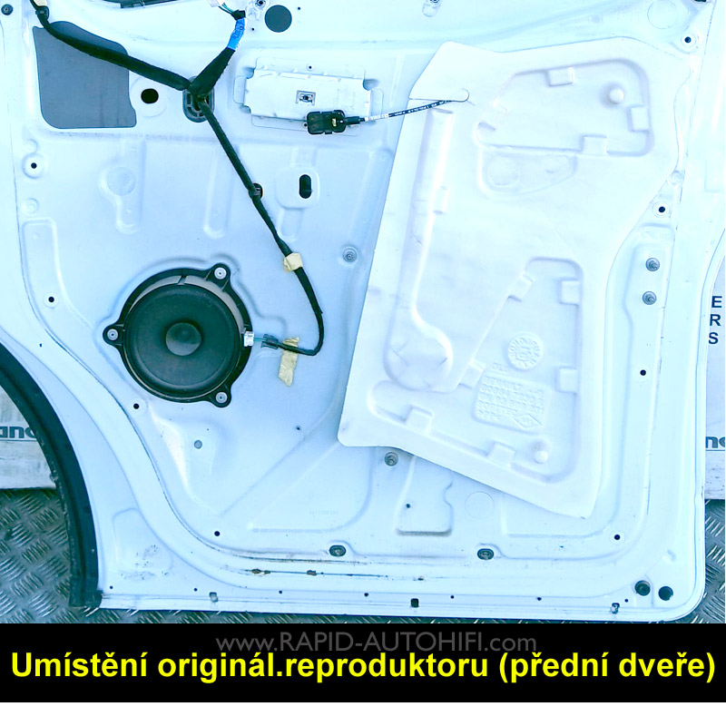 Reproduktory RENAULT Trafic III. ESX SXE62 s redukcemi