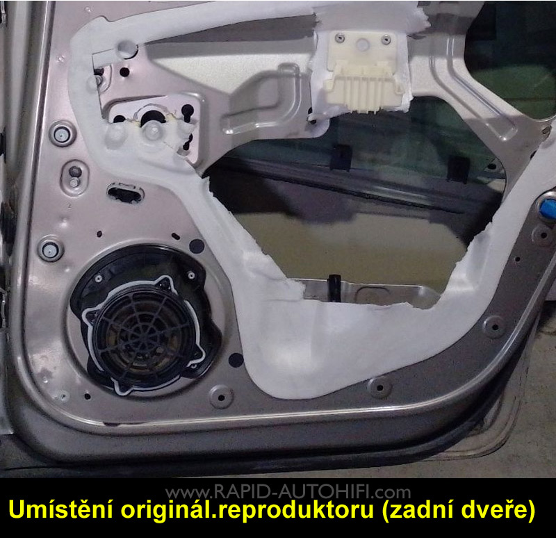Reproduktory PEUGEOT 5008 I. Crunch DSX52 Zadní s redukcemi