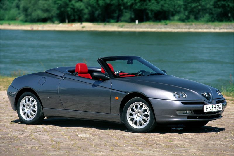 ALFA ROMEO GTV SPIDER 916 Motoricky výsuvná anténa do blatníku