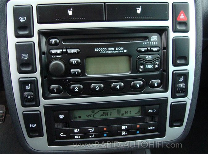 Autorádio FORD Galaxy 2000-2006 JVC KD-X162 s instalační sadou