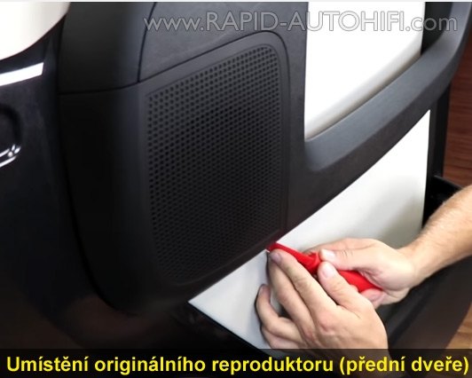 Reproduktory CITROEN Jumper od 2006 Crunch DSX62 s redukcemi