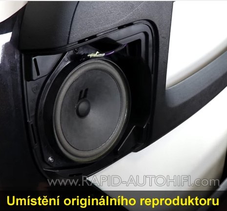 Reproduktory FIAT Ducato od 2006 ESX SXE62 s redukcemi