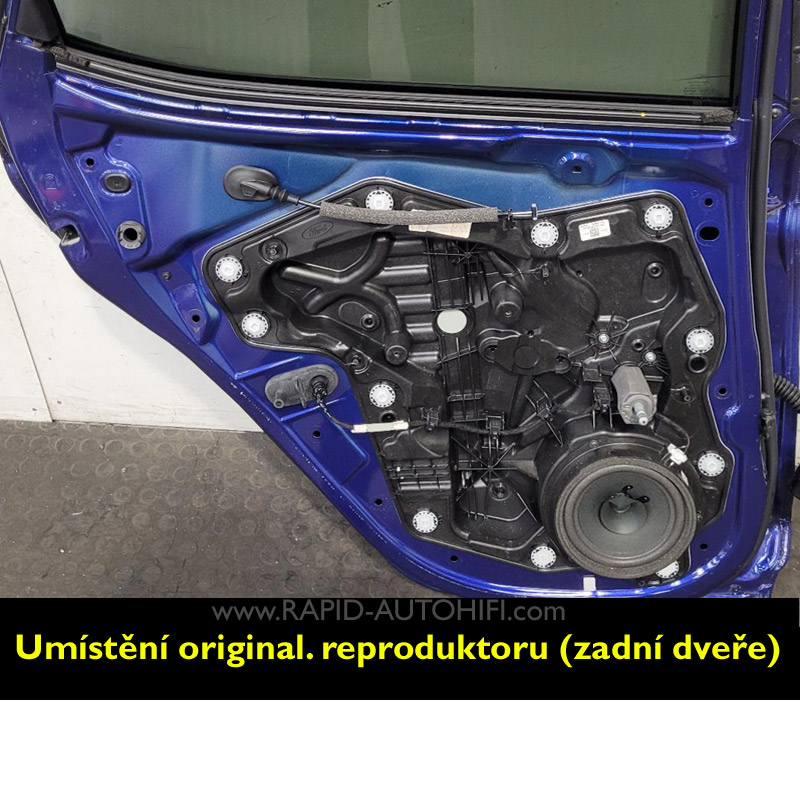Reproduktory FORD Fiesta 2008-2018 Crunch DSX62 s redukcemi