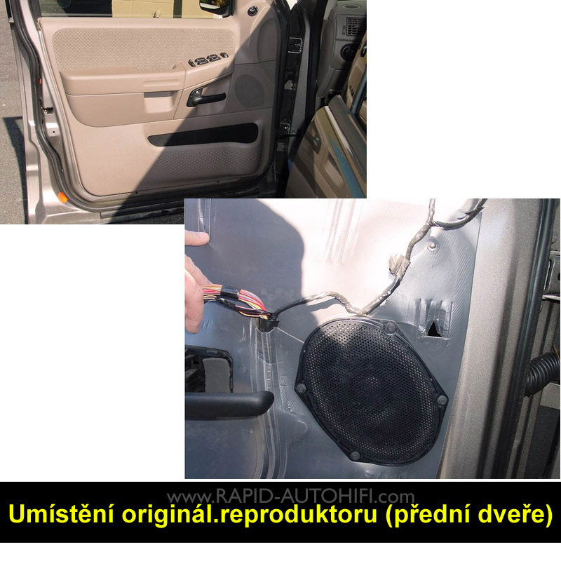 Reproduktory FORD Explorer 1995-2010 Crunch DSX62 s redukcemi 