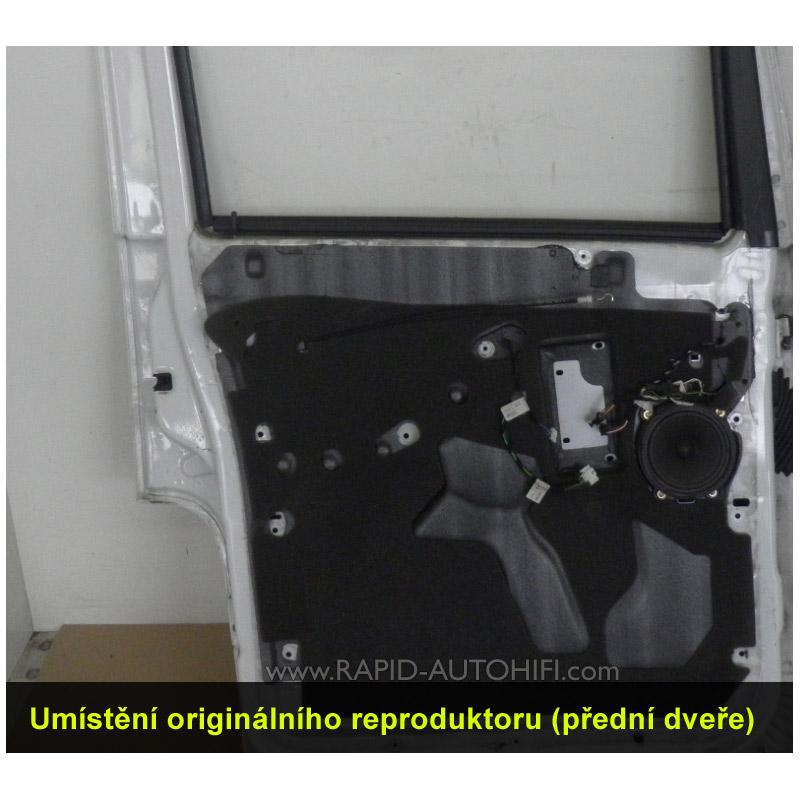 Reproduktory MERCEDES-BENZ Vito Viano 2006-2014 Rockford Fosgate R152-S s redukcemi