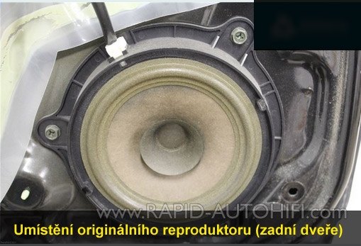 Reproduktory NISSAN Primera P12 ESX HZ62 sada s redukcemi