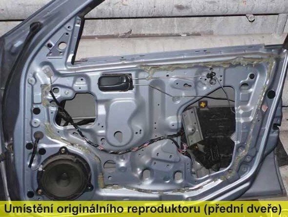 Reproduktory NISSAN Almera 2000-2006 ESX HZ62 s redukcemi