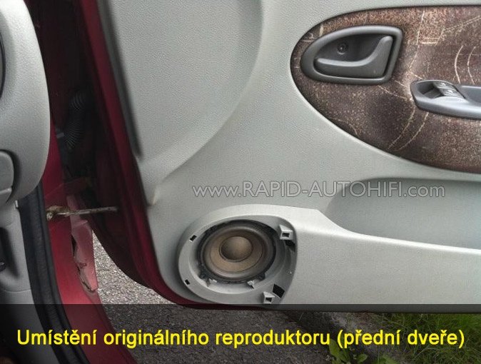 Reproduktory RENAULT Scenic Renegade RX52 Přední s konektory