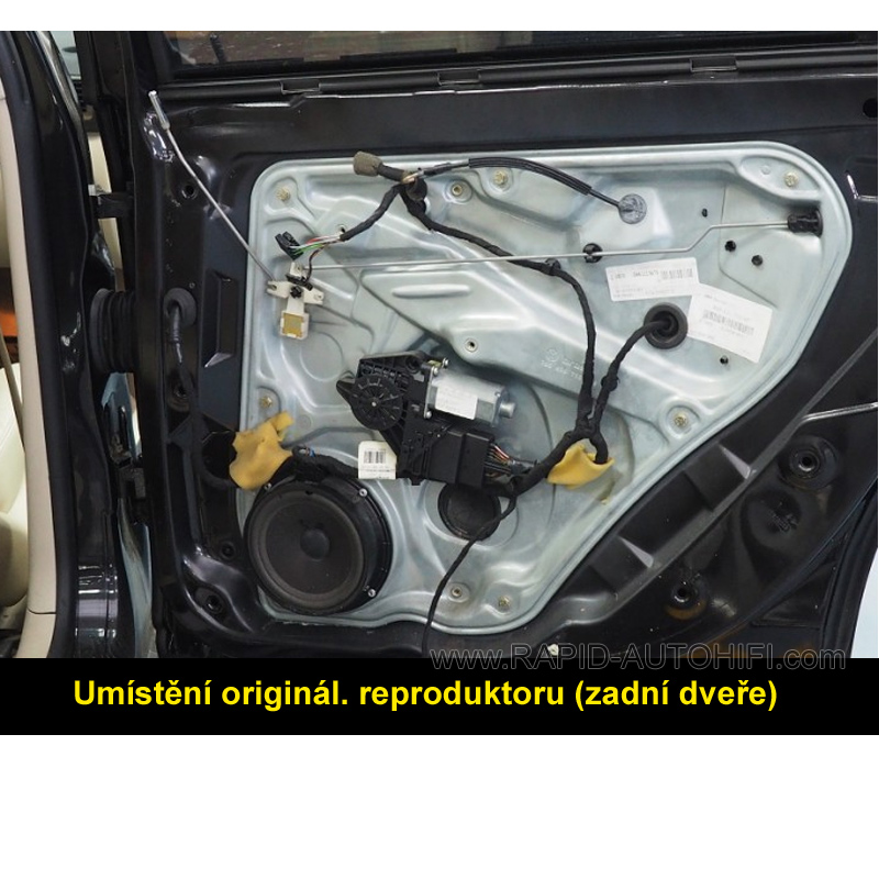 Reproduktory ŠKODA SUPERB I. Renegade RX62 s redukcemi