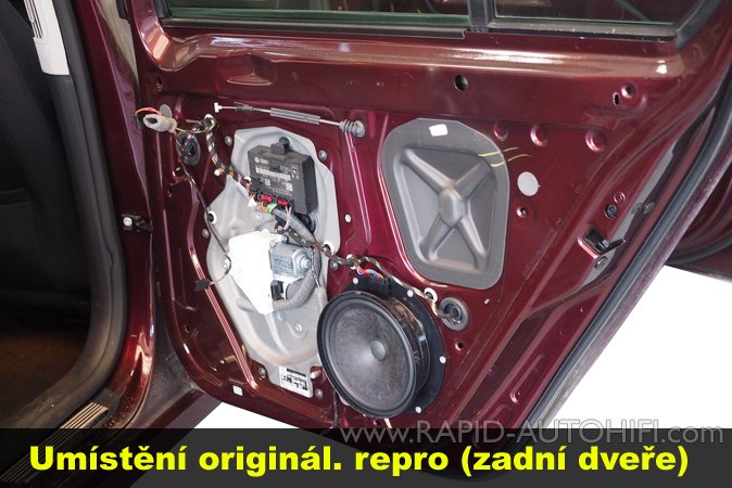 Reproduktory ŠKODA Superb II. ESX HZ6.2CV2 s redukcemi