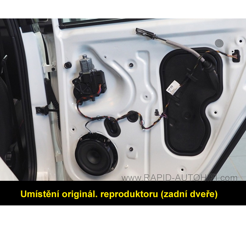 Reproduktory VW Polo 2009-2017 Renegade RX62 s redukcemi