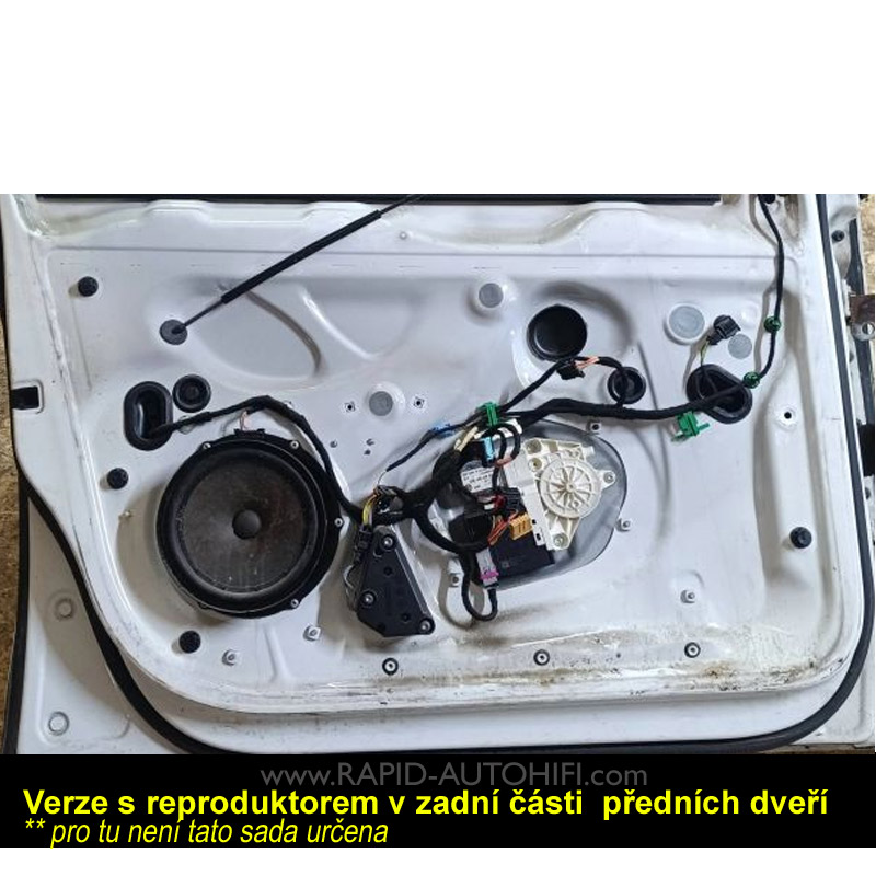 Reproduktory VW Golf 6 ESX HZ6.2W s redukcemi