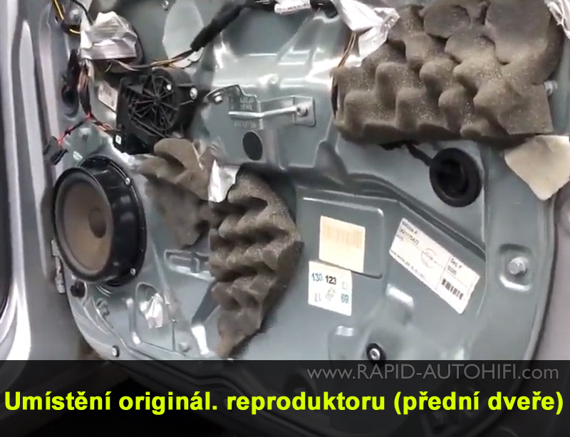 Reproduktory VW Polo 9N 9N3 Crunch DSX62 s redukcemi