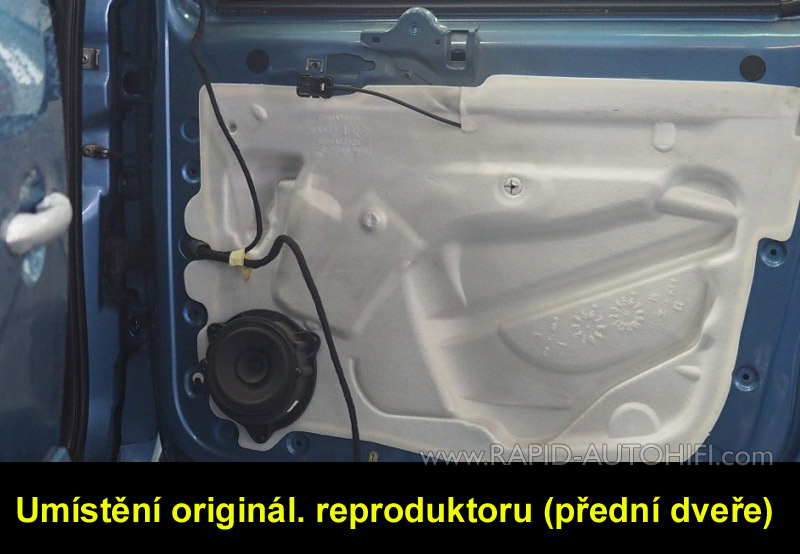 Reproduktory RENAULT Kangoo II. Crunch DSX62 Přední s redukcemi