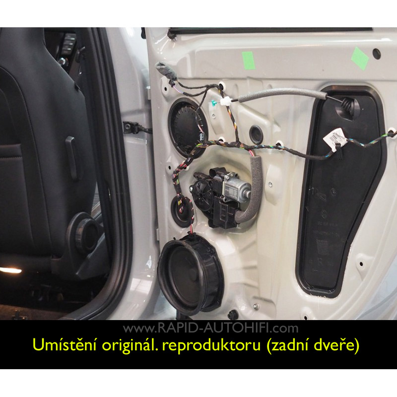 Reproduktory ŠKODA OCTAVIA III. ESX HZ62 s redukcemi