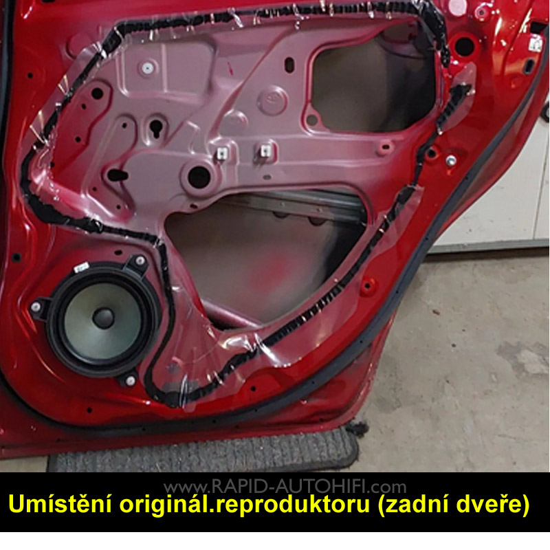 Reproduktory TOYOTA Yaris 2011-2019 ESX HZ62 s redukcemi