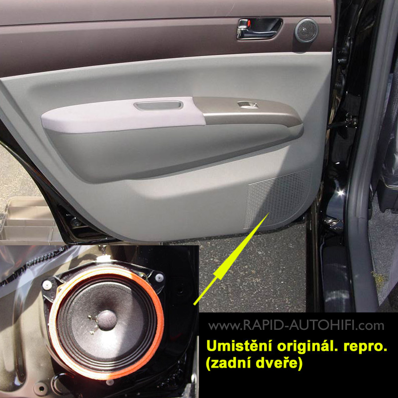 Reproduktory TOYOTA Prius 2003-2009 Renegade RX62 s redukcemi