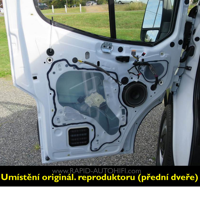 Reproduktory FORD Transit ESX SXE62 s redukcemi