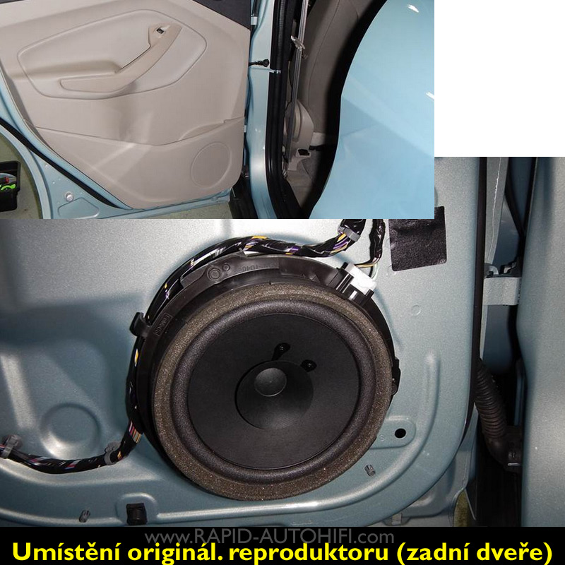 Reproduktory FORD C-MAX 2010-2019 ESX SXE62 Přední s redukcemi