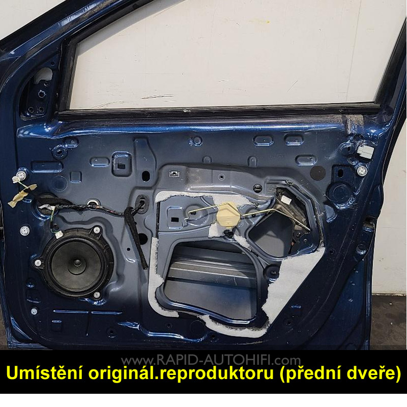 Reproduktory DACIA Sandero 2012-2019 Crunch DSX62 DSX52 Přední+Zadní sada s redukcemi