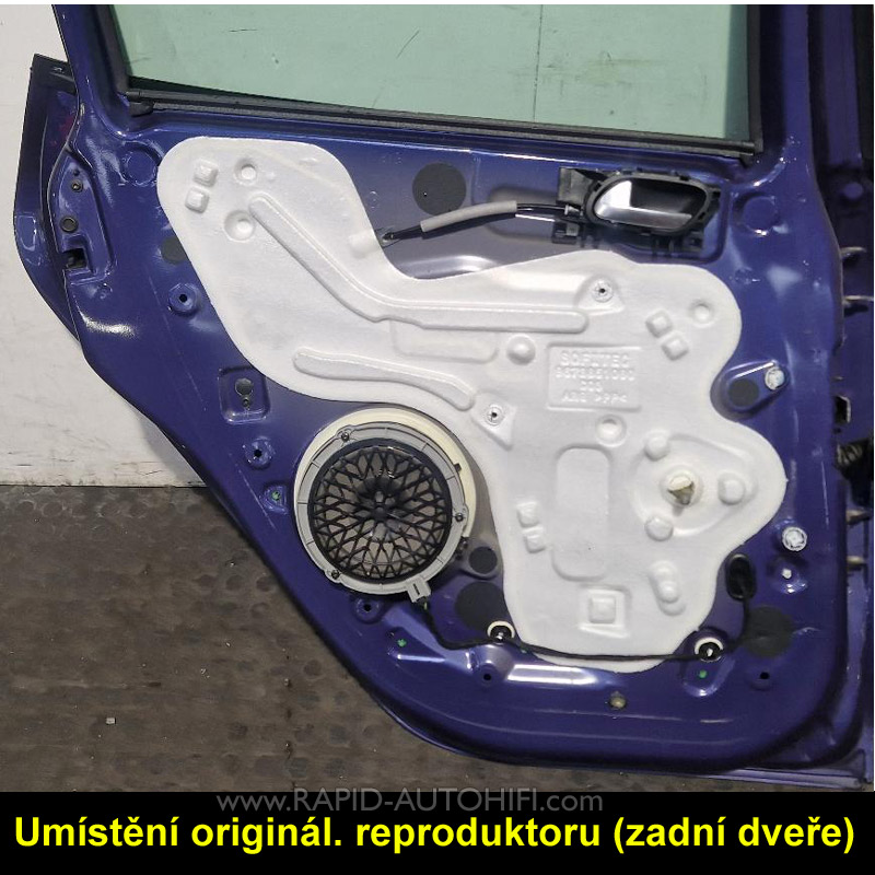 Reproduktory PEUGEOT 208 2012-2018 ESX SXE62 s redukcemi