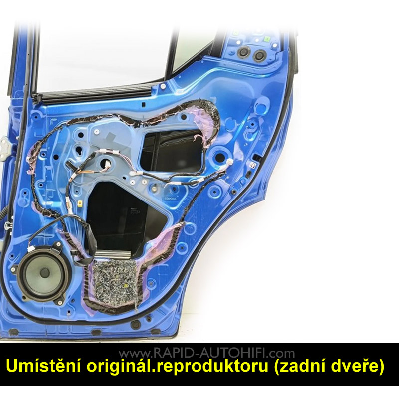 Reproduktory TOYOTA C-HR ESX HZ62 s redukcemi