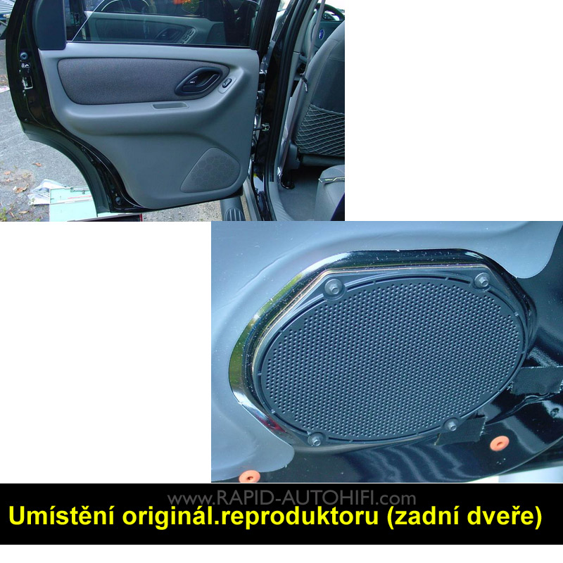 Reproduktory FORD Maverick 2000-2007 Crunch DSX62 s redukcemi 