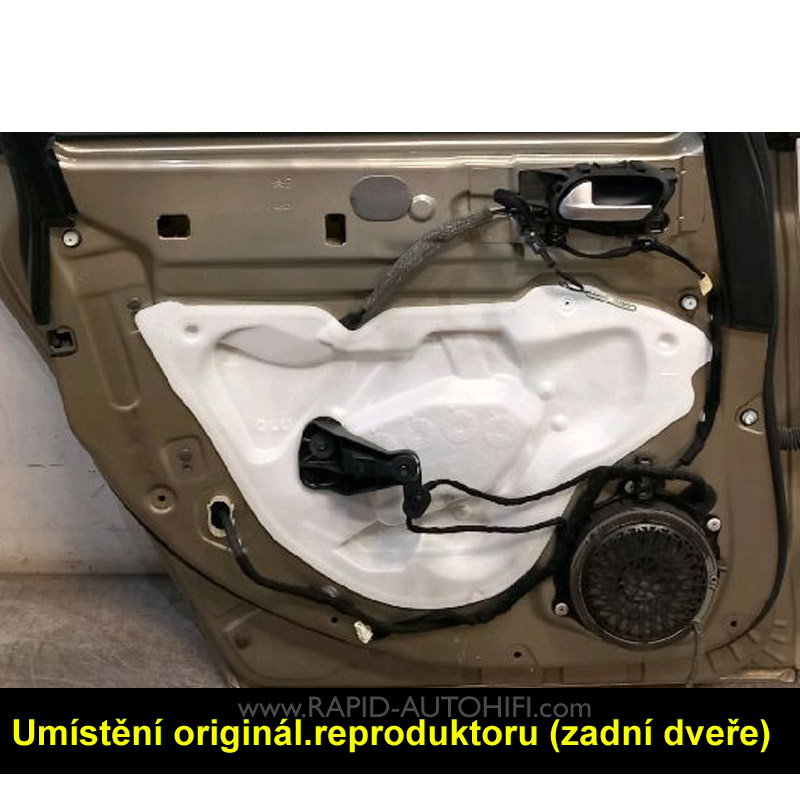 Reproduktory CITROEN C5 2008-2017 ESX HZ62 sada s redukcemi